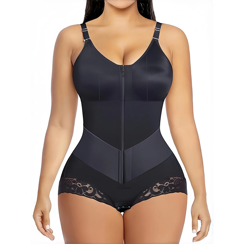 Shapewear Bodysuit Firm - Tummy Control Shapewear Adjustable Straps Women